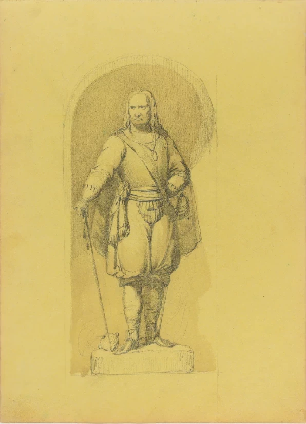 Manuel de Araújo Porto - Alegre, Studio di figura mascile 2